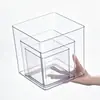 Caja de Almacenamiento Transparente, Caja Cuadrada, Contenedor Cuadrado a Prueba de Fugas, Caja Cuadrada de Acrílico Resistente a Roturas para Plantas, Contenedor Espeso para Plantas Verdes