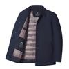 Chaqueta de Invierno Cálida de Plumas de Ganso para Hombre Chaqueta de Plumas Desmontable Cálida para Hombre de Mediana Edad y Personas Mayores Negocios Ligeros para Hombre