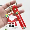 Llavero Navideño Transfronterizo Colgante Caja Sorpresa Papá Noel Muñeco de Nieve Árbol de Navidad Llavero Navideño Colgante Pequeño