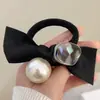 Nova Coleção Coreana de Scrunchies Plissados de Renda com um Toque de Luxo, Acessório de Prendedor de Cabelo Simples e Moderno com um Toque de Elegância