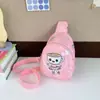 Bolsas Infantis de Desenho Animado Fofas, Mochila Pequena Casual Moderna para Bebês do Jardim de Infância, Bolsa de Peito Estilo Feminino, Bolsa Transversal