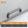 Manija para puerta de mueble, manija para puerta corredera sin perforaciones, aleación de aluminio, manija cuadrada de montaje superficial, manija para mueble de armario