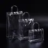 Bolsa de Mão Transparente de Pvc com Manchas Bolsa Plástica de Pvc Personalizada Bolsa Simples de Flores Bolsa de Companhia Bolsa de Presente Bolsa de Pvc Atacado
