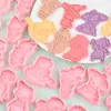 Serie Encuentro Ligero Molde para Galletas 3D Simulación DIY Diseño de Presión Tridimensional Molde para Estampar Galletas Suministros para Hornear