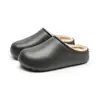 Pantuflas de Algodón Impermeables Boken para Mujer en Invierno, de Suela Gruesa, Antideslizantes, Cálidas, Adecuadas para Uso en Interiores y Exteriores, Zapatos de Algodón para el Hogar para Hombre que se Pueden Usar Afuera