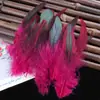 Aproximadamente 50 Piezas de Venta Directa de Fábrica 5-6 Plumas Moradas para Nadar, Plumas de Pollo de Colores, Joyería Hecha a Mano para Bricolaje, Manualidades, Materiales para Atrapasueños