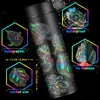 50 Adesivos de Folha a Laser Compra Direta Transfronteiriça Shopee Novos Produtos Adesivos Fluidos Decalques a Laser Guka Retrô