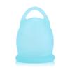 Copa Menstrual de Silicona con Anillo de Tirar Transfronteriza Amazon Copa Menstrual Mujeres Menstrual Natación Copa Lunar Limpiador