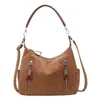 Bolsa de mano transfronteriza para mujer, bolso de hombro estilo vintage versión coreana, nuevo bolso cruzado de moda para el día a día, bolsa suave de gran capacidad para el hombro