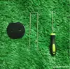 Estacas de tierra en forma de U para jardinería, clavos puntiagudos inclinados, fijadores de mantillo, estacas en forma de U para jardín y granja, estacas de tierra para césped exterior
