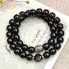 [Guardián del Zodiaco] Pulsera de Bodhi de Material Viejo Hervido, Exquisitas Cuentas de Buda Doble Círculo para Sostener en la Mano, Pulsera de Juego al por Mayor