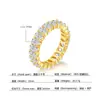 Amazon Temperamento Lujo Ligero Anillo de Diamante de Plata de Ley S925 Transfronterizo Fila Única Circonita Anillo de Boda Versátil Salida de Fábrica