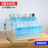 Porta-canetas de Soquete Acrílico Armazenamento de Mesa Supermercado Loja de Papelaria Caneta de Pressão com Furo Caneta Esferográfica Suporte de Exibição de Canetas
