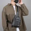 Nova Bolsa de Peito da Moda Versátil Estilo Coreano para Homens, Bolsa Transversal Portátil Repelente à Água, Mochila Multicamadas de Grande Capacidade para Lazer ao Ar Livre