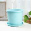 Vaso de Flores para Todas as Estações, Controle de Raízes, Respirável, Vaso de Galão Espessado, Plástico Extra-Grande Qingshan Hortênsia Vaso para Plantio de Vegetais Bandeja Resina