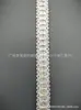 En stock al por mayor 1.2CM Estilo Coco Chanel hilo dorado y plateado cinta tejida en forma de 8 encaje escote de ropa puños tapeta accesorios de ropa