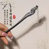 Grampo de Cabelo de Garça Voadora Estilo Antigo Grampo de Cabelo de Ébano Sintético Acessórios Hanfu Novo Estilo Chinês Grampo de Cabelo Cheongsam Joias Atacado para Mulheres