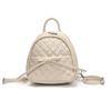 Linha de Bordado Diamante Cor Pura Moda 2025 Nova Tendência Casual Mochila Satchel de Grande Capacidade Bolsa Feminina