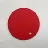 Nuevo Mantel Individual Redondo de Silicona Engrosado Color Caramelo Panal Aislante Térmico Posavasos Almohadilla Aislante Térmico para Mesa Mantel Individual Vajilla de Cocina