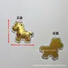 Chaveiro Estilo Desenho Animado em Ouro Puro 999 com Símbolo de Boa Sorte, Pingente Exquisito para Bolsa, Presente Corporativo, Presente Criativo Venda por Atacado