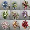 Accesorios de Boda Flores de Simulación Arreglo de Compromiso Decoración Flores Colgantes Escena de Boda Flores Falsas Arco Fondo de Pared de Flores Punto de Flores Flores de Esquina