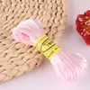 Linha 7 20 m pulseira colar DIY corda trançada nó chinês arame pingente dourado linha trançada material corda vermelha forte