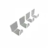 Gancho Transparente de Acrílico sin Clavos Transfronterizo Fuerte Adhesivo Colgante de Pared Trasero de Puerta de Pared Gancho Adhesivo para Ropa sin Costuras