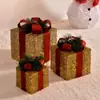 Decoraciones navideñas, arte en hierro con luces, cajas de regalo, arreglos de exhibición para centros comerciales y hoteles, adornos para árboles de Navidad