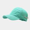 Gorra de béisbol con prendedor de diamantes de imitación para mujer, ajustable, con protección solar, para rostro pequeño, marca Tide.