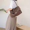 Bolso de Hombro de Cuero Genuino para Mujer Modelo Nuevo 2026, Piel de Vaca de Primera Capa, Venta Directa del Fabricante, Sensación de Gama Alta, Bolso Grande Transversal para Axila Transfronterizo, Bolso Cruzado