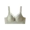 Nuevo sujetador tipo top de encaje sexy, cómodo, transpirable, suave, con copas acolchadas, soporte lateral y diseño ajustable