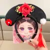 Aro de Cabeça Nobre Gege Estilo Palácio Aro de Cabelo Lenda de Zhen Huan da Imperatriz e da Imperatriz Aro de Cabelo para Lavar o Rosto Bandeira de Cabeça Adereço de Cabeça Engraçado
