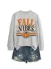 Tamaño europeo transfronterizo Amazon eBay sitio independiente casual moderno divertido vibras de otoño para mujer rama de calabaza