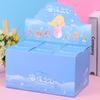 Caja sorpresa de resina con forma de corazón de sirena y océano, muñeca de moda hecha a mano, decoraciones para mueble de vino, regalo para amigas, venta al por mayor