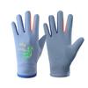 Guantes de esquí luminosos con diseño de dinosaurio pequeño, cálidos e impermeables para niños y niñas, estudiantes, deportes y ciclismo.