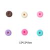 Pegamento Crema Pegamento Funda para Teléfono Móvil Material DIY Resina Colorido Donut Accesorios Comida Artificial Juguete Accesorios de Joyería