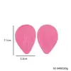 2 piezas de hojas y pétalos molde de silicona con clip para pastel, molde de azúcar, juego de combinación opcional multiestilo