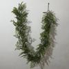Enredaderas de plantas simuladas, Ratán de flores artificiales, Tuberías de agua de aire acondicionado, Decoración de techo para bloqueo de bodas, Enredaderas de plástico, Plantas trepadoras