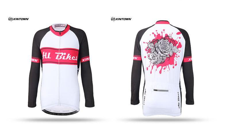 玫瑰骑行服长袖展示图 (3)