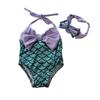 Traje de baño de una pieza para niñas, bikini para bebés, linda princesa anti-DDoS, traje de baño de secado rápido para niñas, estilo coreano