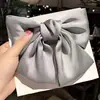 Moda Transfronteriza Color Sólido Lazo Simple Goma para el Cabello Cuerda Dulce para Cola de Caballo Banda para el Cabello de Alta Elasticidad