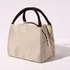 Bolsa para lonchera especial para estudiantes de primaria portátil bolsa para bento bolsa térmica bolso de mano bolsa de almuerzo para trabajador de oficina llevar bolsa pequeña resistente a las manchas de arroz