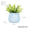 Se a decoração do carro estilo leve vaso de flores resina criativa simulação de carro planta verde com enfeites em vaso de carro