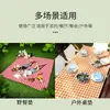 Esterilla desechable para picnic al aire libre, cuadros rojos y blancos, para acampar, barbacoa, fiesta al aire libre, esterilla de playa, mantel para mesa de comida de restaurante