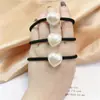 Cuerda para el pelo de perla de amor de súper hada coreana Anillo para el pelo Popular en Internet Cuerda para el pelo de corazón de niña Banda para el pelo simple Accesorios para el pelo