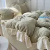 Nuevo juego de cuatro piezas de terciopelo de leche A-class totalmente mate con relieve tridimensional de estilo francés para invierno, juego de ropa de cama engrosado y cálido