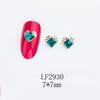 Nuevo Arte de Uñas Aleación Diamante K9 Joyería Nupcial Ovalado Forma Especial Corona Accesorios Decorativos Joyería Arte de Uñas Estilo Estilo Japonés