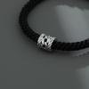 Pulsera de hombre con diseño moderno y estilo hip hop, sencilla y tejida a mano, ideal para novios.
