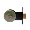 Fechadura indicadora vermelha e verde para porta de banheiro público liga de zinco espessada fechadura de porta de divisória de banheiro