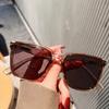 2024 novos óculos de sol femininos high-end sense generosa armação redonda rosto emagrecedor anti-ultravioleta óculos de sol para dirigir homens